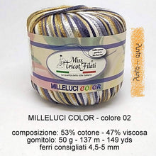 Carica l'immagine nel visualizzatore di Gallery, Miss Tricot MILLELUCI COLOR