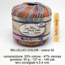 Carica l'immagine nel visualizzatore di Gallery, Miss Tricot MILLELUCI COLOR