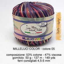 Carica l'immagine nel visualizzatore di Gallery, Miss Tricot MILLELUCI COLOR