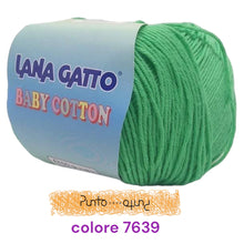 Carica l'immagine nel visualizzatore di Gallery, Lana Gatto BABY COTTON