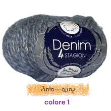 Carica l'immagine nel visualizzatore di Gallery, Miss Tricot DENIM 4 STAGIONI
