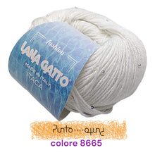 Carica l'immagine nel visualizzatore di Gallery, Lana Gatto ITACA con paillettes