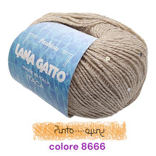 Carica l'immagine nel visualizzatore di Gallery, Lana Gatto ITACA con paillettes