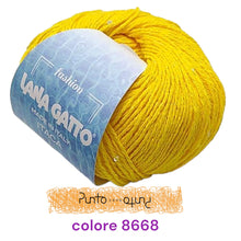 Carica l'immagine nel visualizzatore di Gallery, Lana Gatto ITACA con paillettes