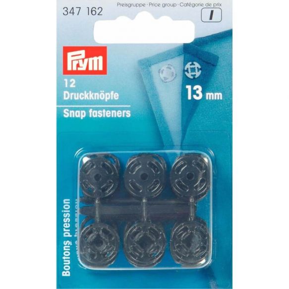 Prym Love ColorSnaps – 30 Bottoni Automatici A Stella In Blu/Turchese/Navy, 12,4 Mm - 3
