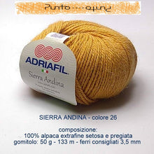 Carica l'immagine nel visualizzatore di Gallery, Adriafil SIERRA ANDINA