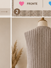 Carica l'immagine nel visualizzatore di Gallery, CONVERGENZE – Gilet all'uncinetto | Pattern PDF
