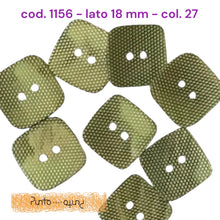 Carica l'immagine nel visualizzatore di Gallery, Bottoni Poliestere - cod 1156 quadrato
