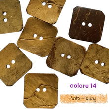 Carica l'immagine nel visualizzatore di Gallery, Bottoni Inspiration Esprit Nature Cocco - cod. 1327
