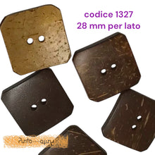 Carica l'immagine nel visualizzatore di Gallery, Bottoni Inspiration Esprit Nature Cocco - cod. 1327
