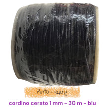 Carica l&#39;immagine nel visualizzatore di Gallery, Cordino Cerato Cotone 1 mm 30 metri
