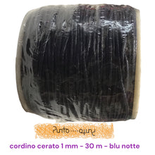 Carica l&#39;immagine nel visualizzatore di Gallery, Cordino Cerato Cotone 1 mm 30 metri
