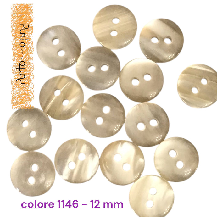 Bottoni Setacril Poliestere - 12 mm - cod 1575