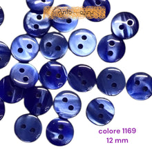 Carica l&#39;immagine nel visualizzatore di Gallery, Bottoni Setacril Poliestere - 12 mm - cod 1575
