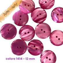 Carica l&#39;immagine nel visualizzatore di Gallery, Bottoni Setacril Poliestere - 12 mm - cod 1575
