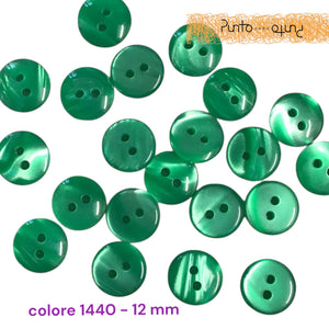 Bottoni Setacril Poliestere - 12 mm - cod 1575