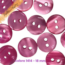 Carica l&#39;immagine nel visualizzatore di Gallery, Bottoni Setacril Poliestere - 18 mm - cod 1576
