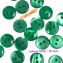 Carica l&#39;immagine nel visualizzatore di Gallery, Bottoni Setacril Poliestere - 18 mm - cod 1576
