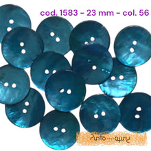 Carica l'immagine nel visualizzatore di Gallery, Bottone Madreperla Colorata Shine - cod 1583 - 23 mm

