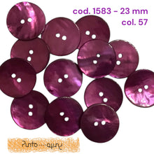 Carica l'immagine nel visualizzatore di Gallery, Bottone Madreperla Colorata Shine - cod 1583 - 23 mm
