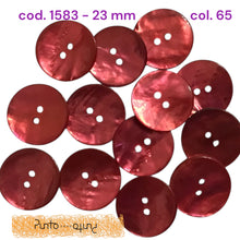 Carica l'immagine nel visualizzatore di Gallery, Bottone Madreperla Colorata Shine - cod 1583 - 23 mm
