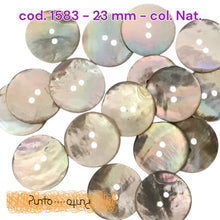 Carica l'immagine nel visualizzatore di Gallery, Bottone Madreperla Colorata Shine - cod 1583 - 23 mm
