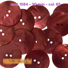Carica l'immagine nel visualizzatore di Gallery, Bottone Madreperla Colorata Shine - cod 1584 - 30 mm
