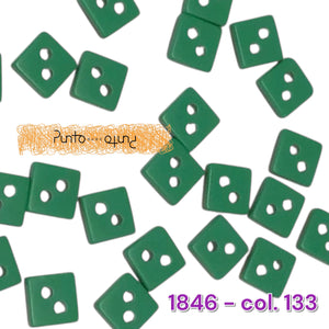 Bottoni in poliestere forma quadrata - 11 mm - cod. 1846
