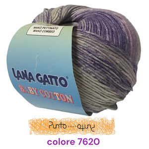 Lana Gatto BABY COTTON STAMPATO