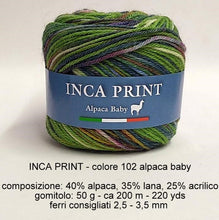 Carica l&#39;immagine nel visualizzatore di Gallery, Filatura di Crosa INCA PRINT - alpaca baby

