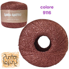 Carica l&#39;immagine nel visualizzatore di Gallery, Lana Gatto NEW GLITTER
