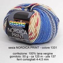 Carica l&#39;immagine nel visualizzatore di Gallery, sesia NORDICA PRINT
