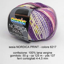 Carica l&#39;immagine nel visualizzatore di Gallery, sesia NORDICA PRINT
