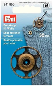 Prym Bottoni automatici per lana in plastica e in ottone